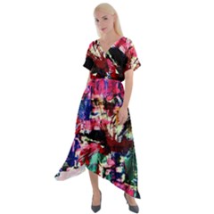 Combat Trans 1 Cross Front Sharkbite Hem Maxi Dress by bestdesignintheworld