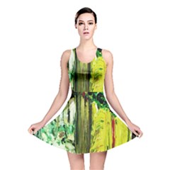 Old Tree And House With An Arch 8 Reversible Skater Dress by bestdesignintheworld