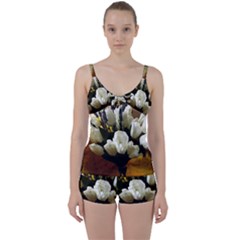 Tulips 1 3 Tie Front Two Piece Tankini by bestdesignintheworld