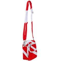 Diving Flag Shoulder Strap Belt Bag by FlagGallery