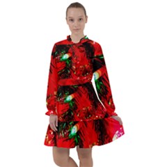 Christmas Tree  1 5 All Frills Chiffon Dress by bestdesignintheworld