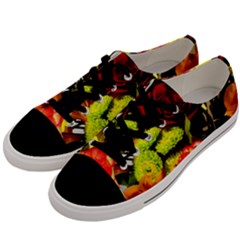 Flowers 1 1 Men s Low Top Canvas Sneakers by bestdesignintheworld