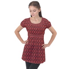 Anima Puff Sleeve Tunic Top by deformigo