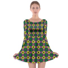 Komodo Long Sleeve Skater Dress by deformigo