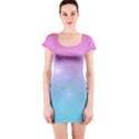 Pastel Goth Galaxy  Short Sleeve Bodycon Dress View1