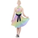 Pastel Goth Rainbow  Halter Party Swing Dress  View2