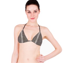 Python Snakeskin Print Bikini Top by LoolyElzayat