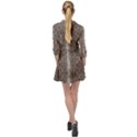 Python Snakeskin Print Mini Skater Shirt Dress View2