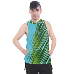 Tropical Palm Men s Sleeveless Hoodie by TheLazyPineapple