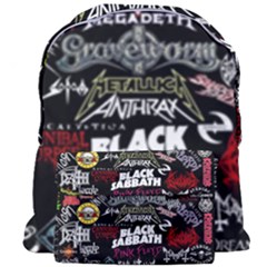 Metal Bands College Giant Full Print Backpack by Sudhe