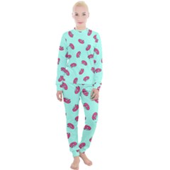 Donuts Pattern Food Colourful Women s Lounge Set by Vaneshart