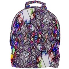 Web Network Abstract Connection Mini Full Print Backpack by Vaneshart