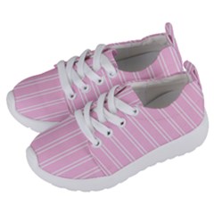 Nice Stripes - Blush Pink Kids  Lightweight Sports Shoes by FashionBoulevard