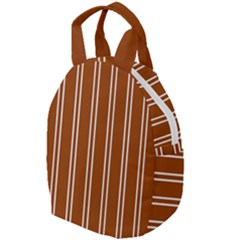 Nice Stripes - Burnt Orange Travel Backpacks by FashionBoulevard