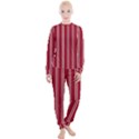 Nice Stripes - Carmine Red Women s Lounge Set View1