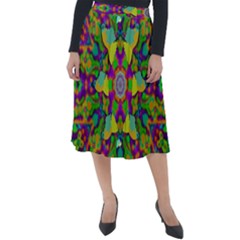 Birds In Peace And Calm Classic Velour Midi Skirt  by pepitasart