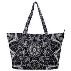 Black And White Pattern Full Print Shoulder Bag by Sobalvarro