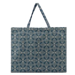 Pattern1 Zipper Large Tote Bag by Sobalvarro