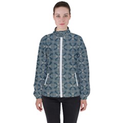 Pattern1 Women s High Neck Windbreaker by Sobalvarro