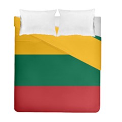 Lithuania Flag Duvet Cover Double Side (full/ Double Size) by FlagGallery