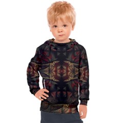 Fractal Fantasy Texture Pattern Kids  Hooded Pullover by Wegoenart