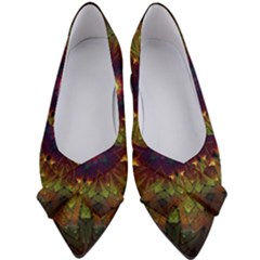 Art Abstract Fractal Pattern Women s Bow Heels by Wegoenart