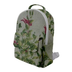 Botanical Vintage Style Motif Artwork 2 Flap Pocket Backpack (large) by dflcprintsclothing