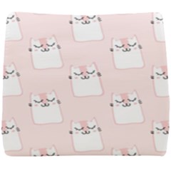 Pattern Pink Cute Sweet Fur Cats Seat Cushion by Wegoenart