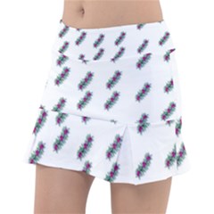 Japan Cherry Blossoms On White Tennis Skorts by pepitasart