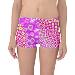 Digital Arts Fractals Futuristic Pink Boyleg Bikini Bottoms