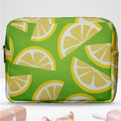 Lemon Fruit Healthy Fruits Food Make Up Pouch (large) by Nexatart