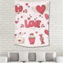 Hand Drawn Valentines Day Element Collection Medium Tapestry View2