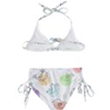 Cartoon Bird Cute Doodle Bird Kids  Classic Bikini Set View2