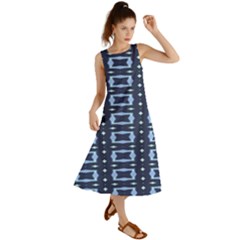 Digital Boxes Summer Maxi Dress by Sparkle