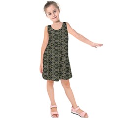 Green Digitalart Kids  Sleeveless Dress by Sparkle