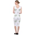 Happy St Patricks Day Symbol Motif Pattern Sleeveless Pencil Dress View4