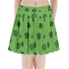 St Patricks Day Pleated Mini Skirt by Valentinaart