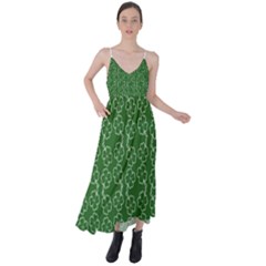 St Patricks Day Tie Back Maxi Dress by Valentinaart