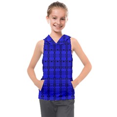 Digital Illusion Kids  Sleeveless Hoodie by Sparkle