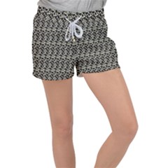 Digital Illusion Velour Lounge Shorts by Sparkle