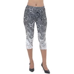 Grey Glow Cartisia Lightweight Velour Capri Leggings  by Sparkle