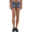 Mandala Pattern Yoga Shorts View1