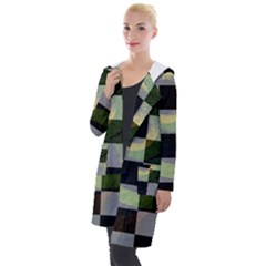 Circle Checks Hooded Pocket Cardigan by Sparkle