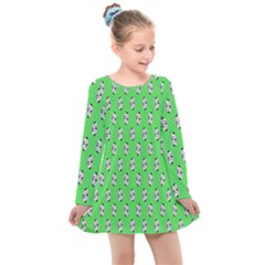 Knotty Ball Kids  Long Sleeve Dress by Sparkle