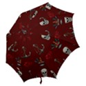 Tattoo Old School Background Pattern Hook Handle Umbrellas (Medium) View2