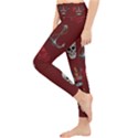 Tattoo Old School Background Pattern Lightweight Velour Classic Yoga Leggings View3