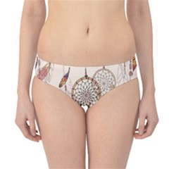 Coloured Dreamcatcher Background Hipster Bikini Bottoms by Wegoenart