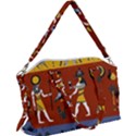 Ancient Egyptian Religion Seamless Pattern Canvas Crossbody Bag View1