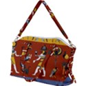 Ancient Egyptian Religion Seamless Pattern Canvas Crossbody Bag View2