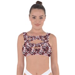 Digital Checkboard Bandaged Up Bikini Top by Sparkle